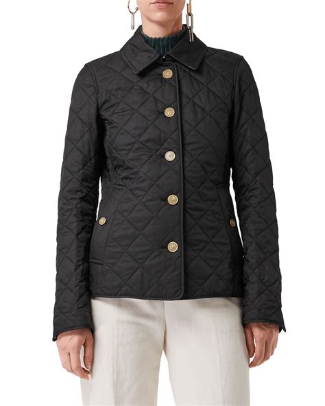 burberry womens quilted jacket black|burberry frankby diamond quilted jacket.